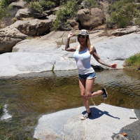 Karma Rx seductively exhibits Melons in the Nature