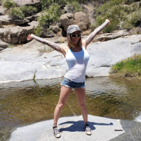 Karma Rx seductively exhibits Melons in the Nature