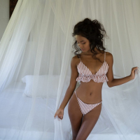 Putri Cinta poses in the Bedroom completely naked