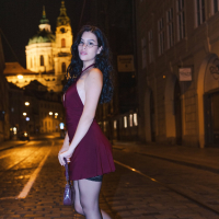 Lucky guy takes pics of his date Sally Hunter doing naked teases in public