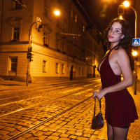Lucky guy takes pics of his date Sally Hunter doing naked teases in public