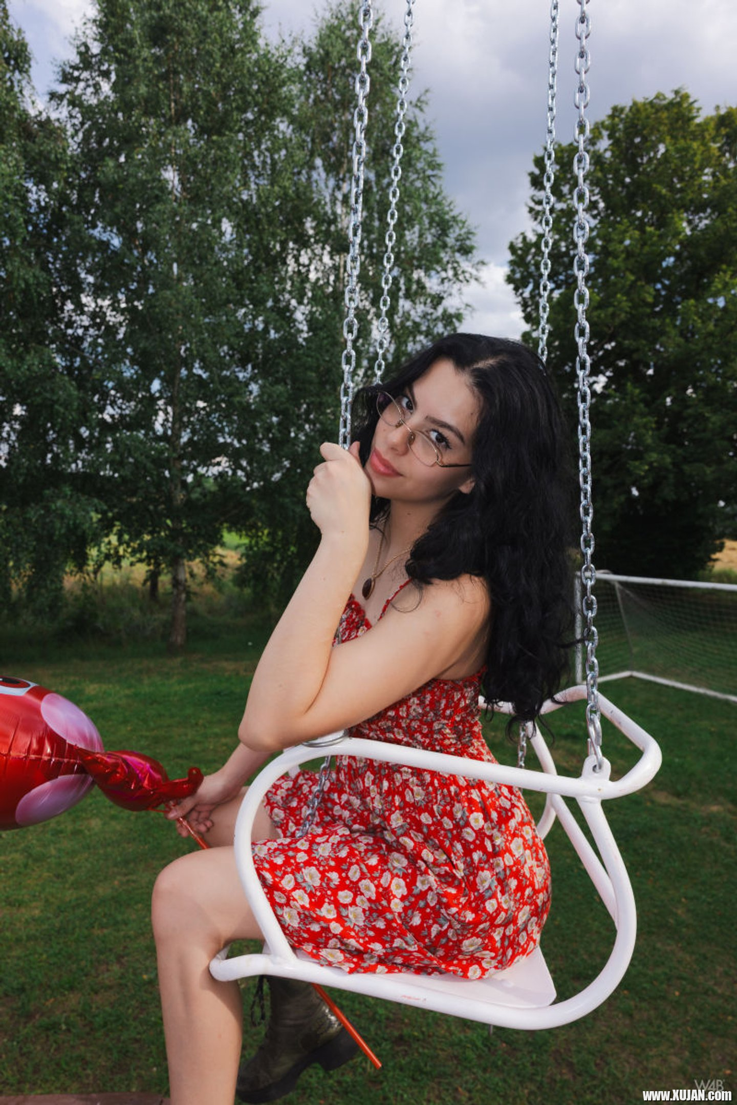 Adorable Sally Hunter undressing in the local amusement park - Photo #3297884