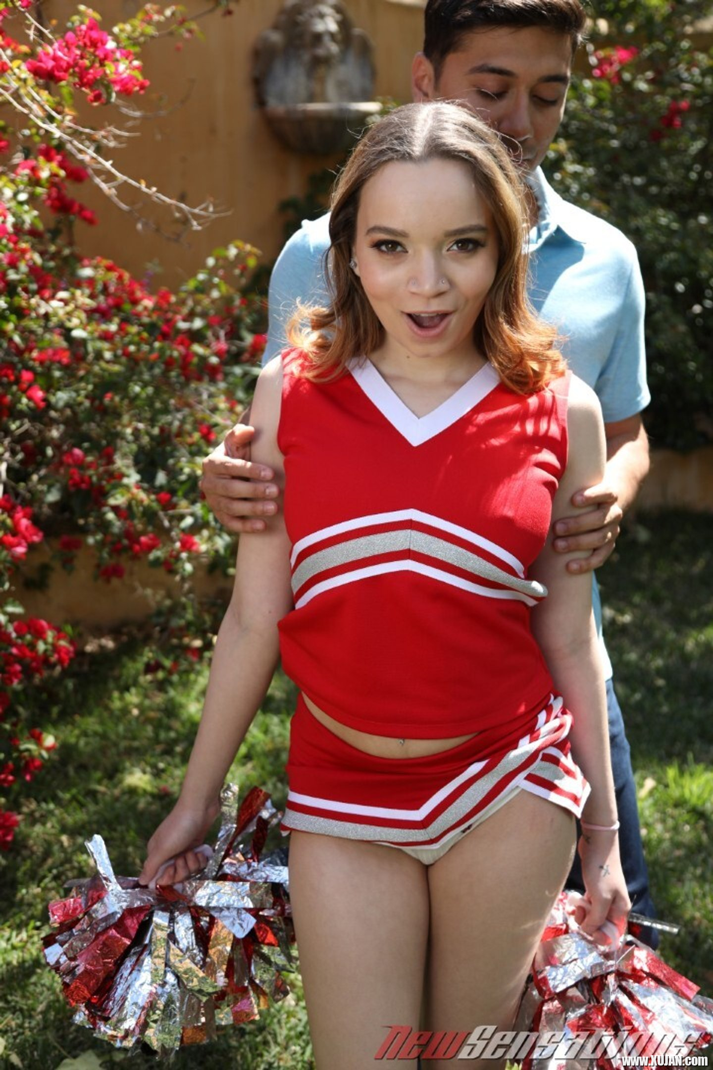 Naughty cheerleader Selina Imai teases her neighbor and gets fucked deep - Photo #3300825