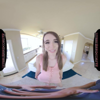 Brooke Johnson shows off pussy and fucks in VR