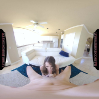 Brooke Johnson shows off pussy and fucks in VR