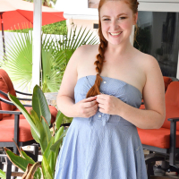 Yaya Gingersnatch loves lifting her skirt to reveal she has no panties
