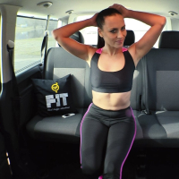 Mea Melone fucks a Guy in his Car after Workout