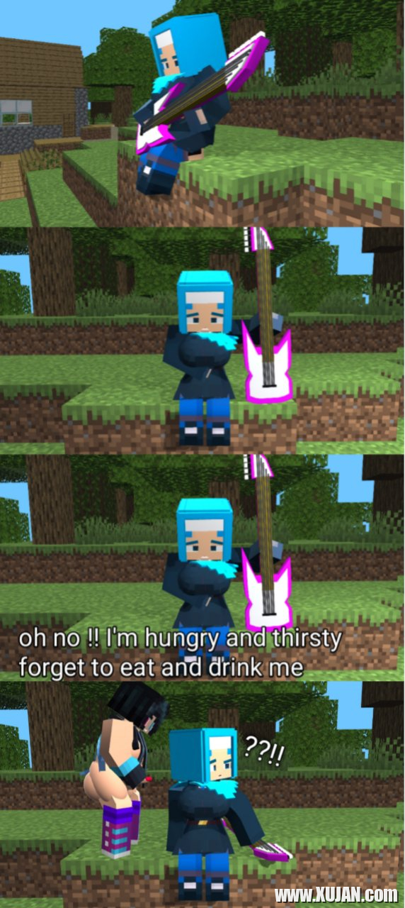 MoriRoseMC y katakum e Ice Chikurin minecraft prisma 3D Comic y - Photo #3318295