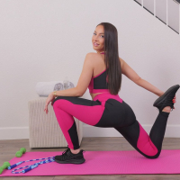 Yoga leads to amazing fuck with flexible brunette Melissa Stratton