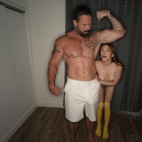 Horny Rose Carter masturbates with a dildo before GI Joey fucks her hard