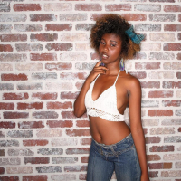 Stunning ebony Girl Daizy Cooper shows her Bod