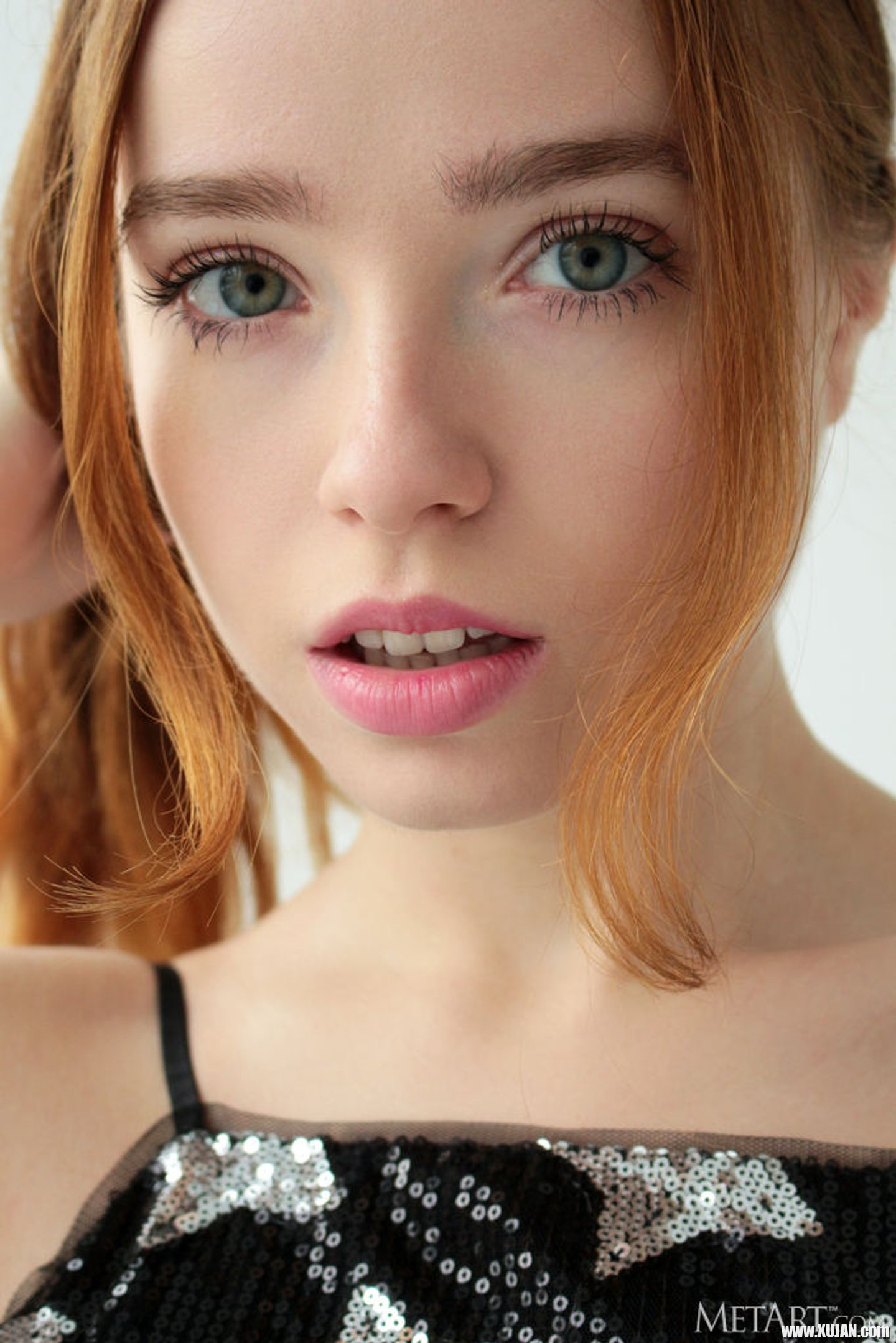 Beautiful ginger girl Rinna Ly strips off her cute dress - Photo #3348963