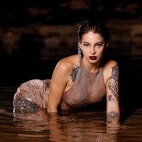 Tattooed Maddy May with big boobs showing off her hot ass HD