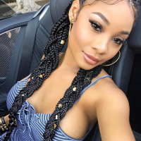 Beautiful Ebony Babe with big tits flaunts Body