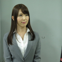 Naughty Yui Hatano sucking her boss hard dick before giving him a titjob