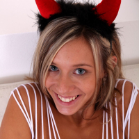 Horny Devil Tracy Smile toying her sweet Snatch