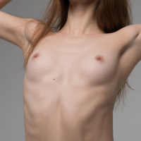 Skinny Babe strips down to unveil her perfect Body