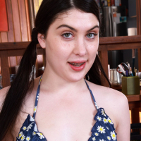 ATK Petites presents solo Daydream Daisy posing totally naked