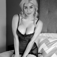 Sexy Briana Lee in Lingerie toying her aching Twat