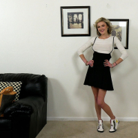 Amazing amateur Holly Rae lets a casting agent drill her orgasmic ass
