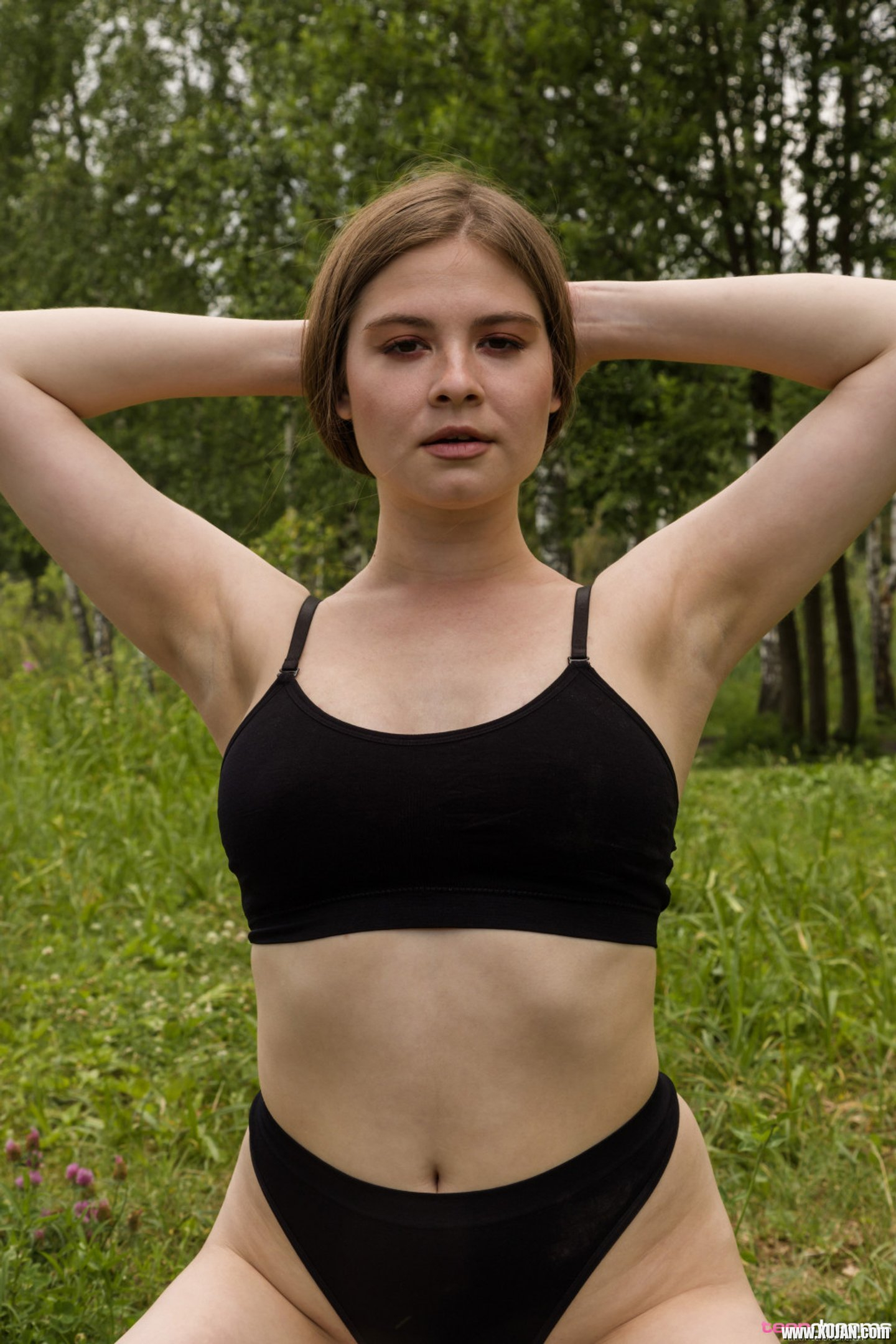 Good looking Kira Rami having fun posing while doing yoga - Photo #3372074