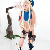Kristen Scott undresses from her cosplay outfit just for you
