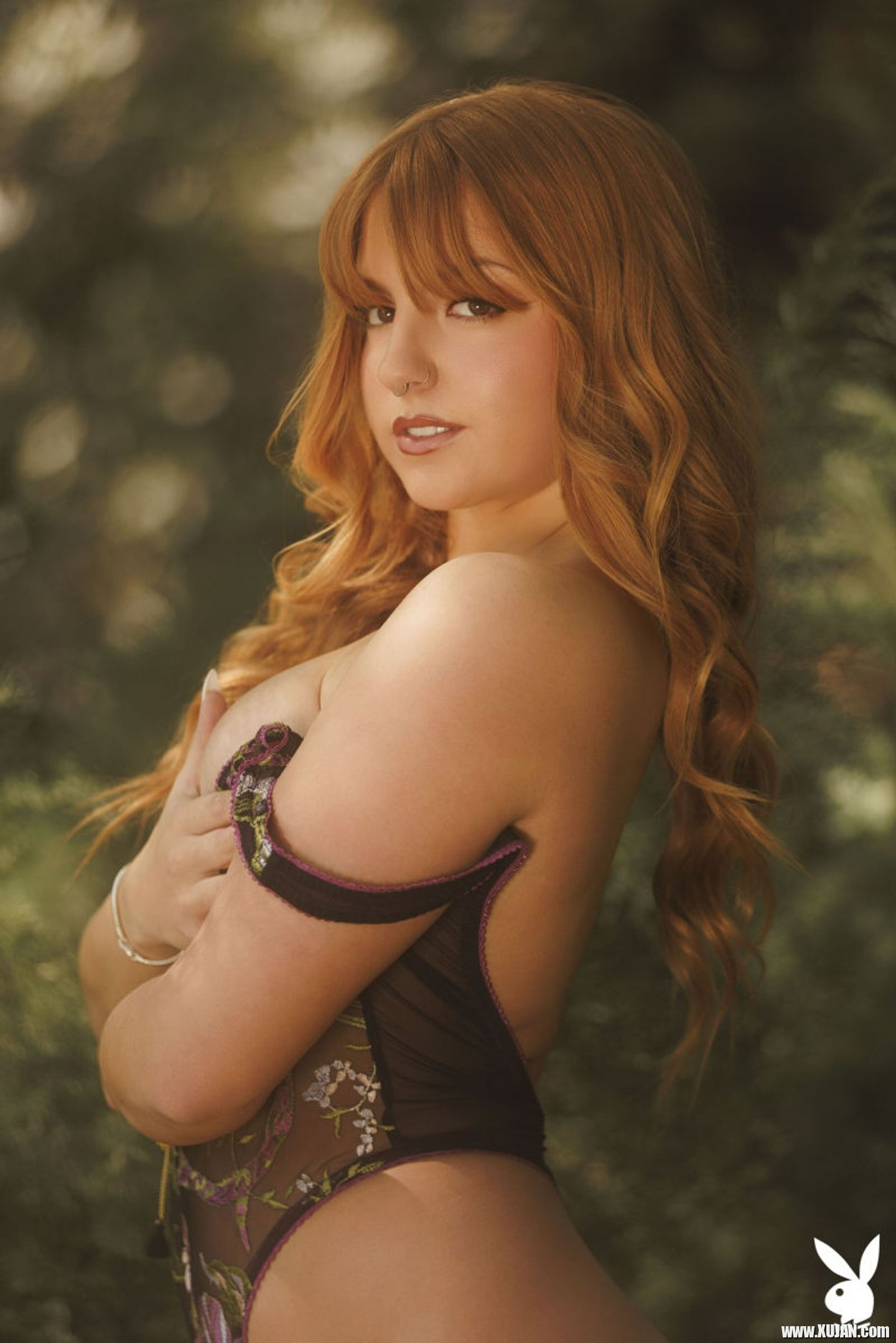 Stunning redhead with hot ass and big boobs doing striptease Roux - Photo #3381843