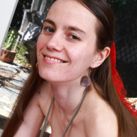Hairy amateur Sia Wood spreads legs and shows her holes