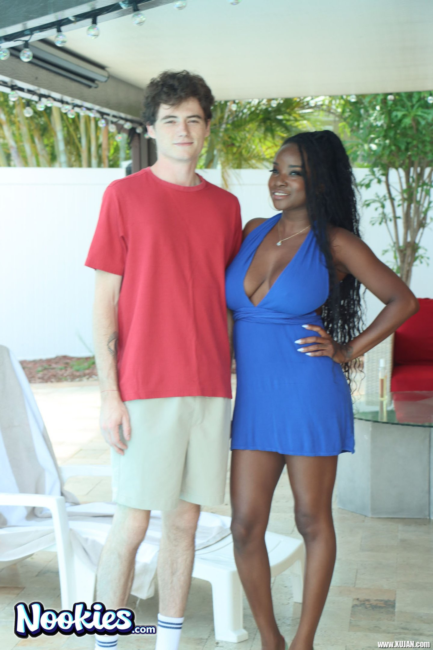 Interracial fucking with a gorgeous ebony babe Naomi Foxxx - Photo #3386493