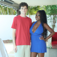 Interracial fucking with a gorgeous ebony babe Naomi Foxxx