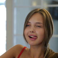 Adorable Olya Derkachs first photo session for Zishy and she nails it