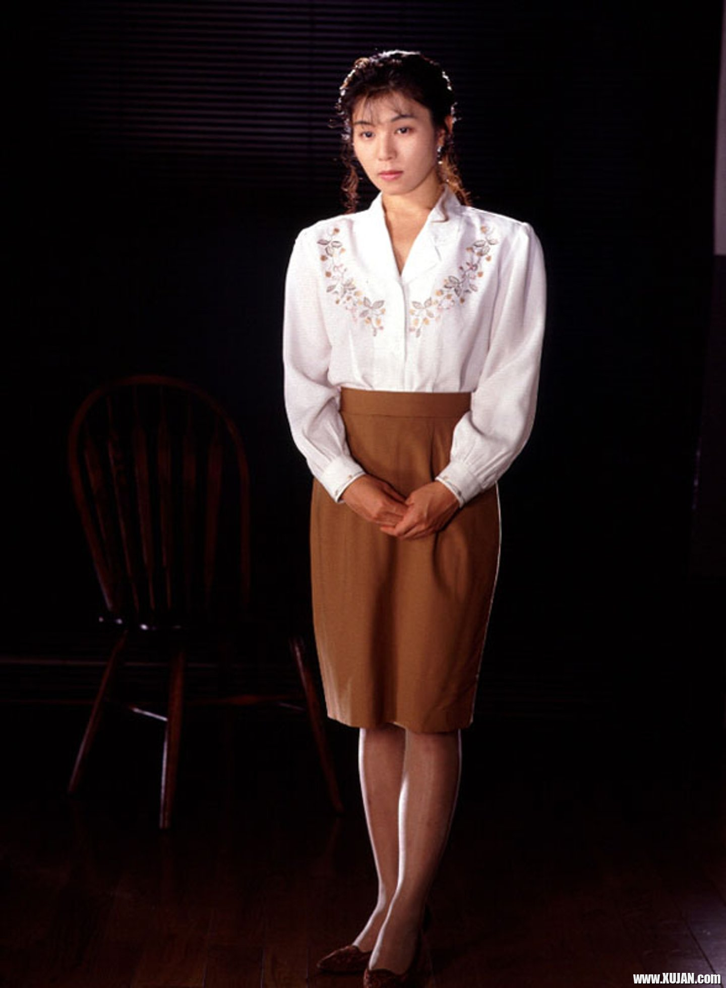 Kinky Asian Chick likes to get Tied up on a Chair - Photo #3391488