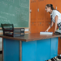 Schoolgirl Remy LaCroix gets fucked in Classroom