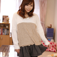 Brunette Kanon Hisaki doing striptease and showing off her hot body