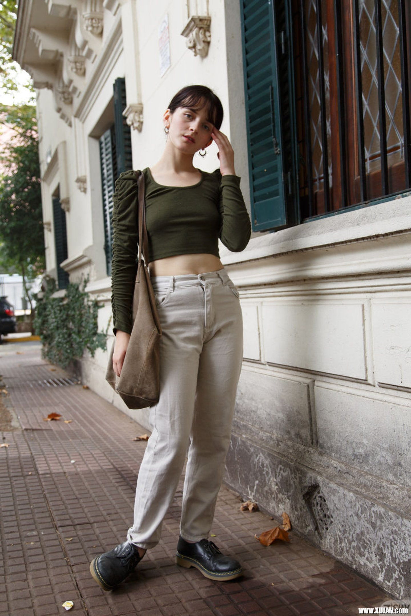 Amateur girl Luci Pineda with small tits stripping in public and at home - Photo #3401384