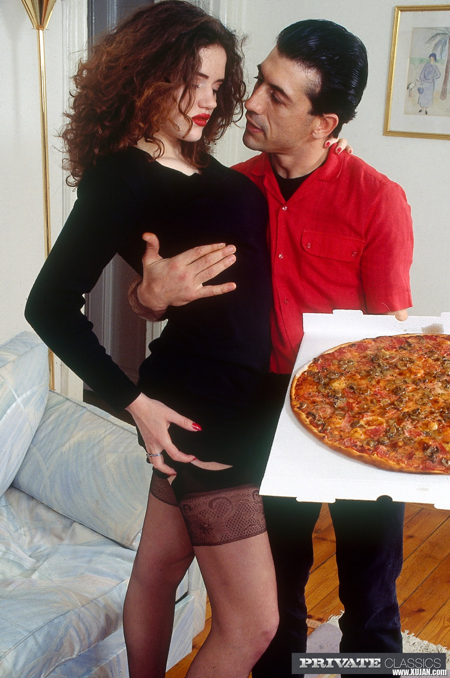 Retro Pornstar Super Ramba fucks the Pizza Boy - Photo #3402371