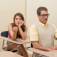 Jojo Kiss nailed by her Colleague in the Classroom