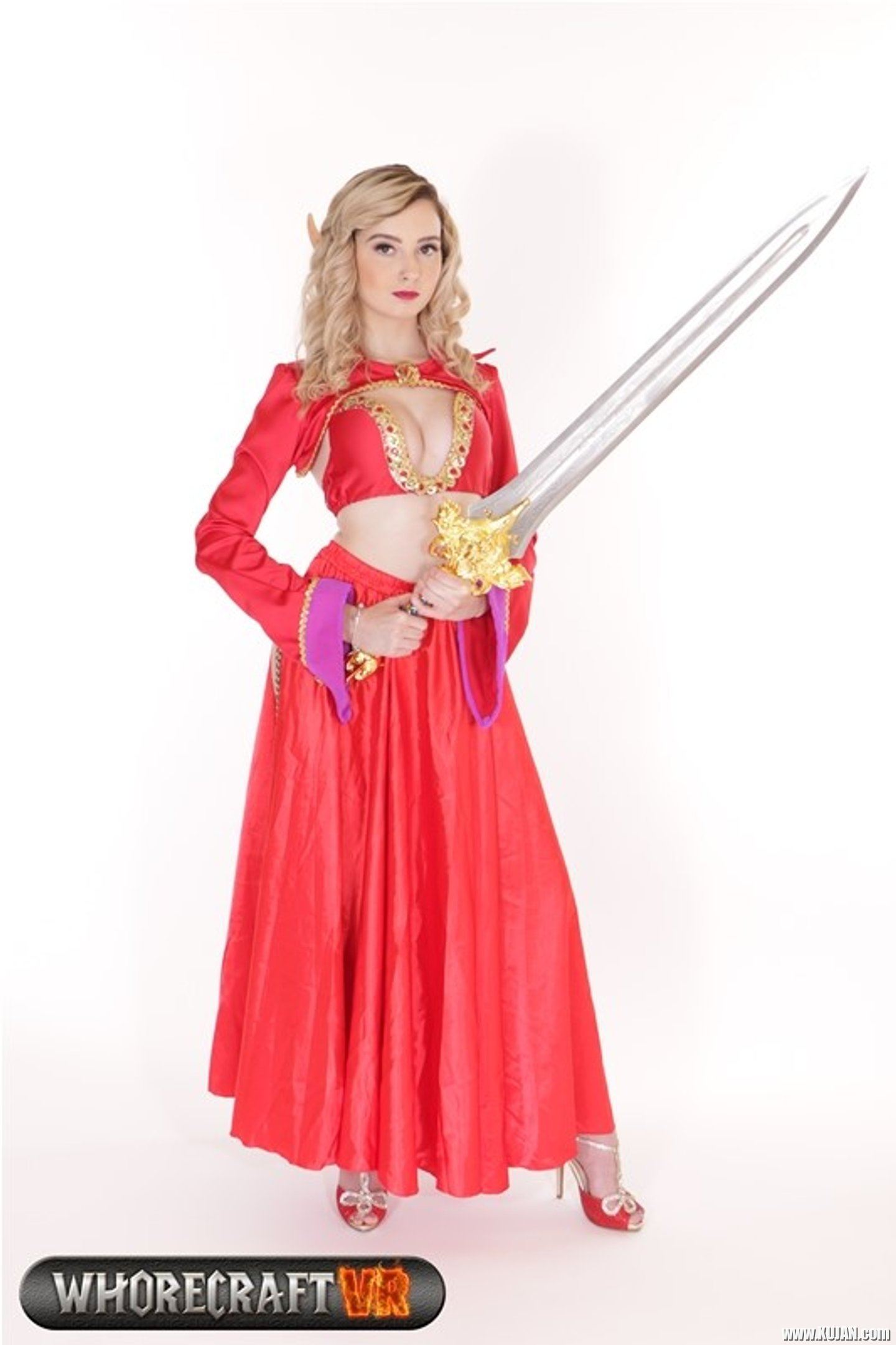 Elf princess Lexi Lore takes off her sexy costume - Photo #3403920