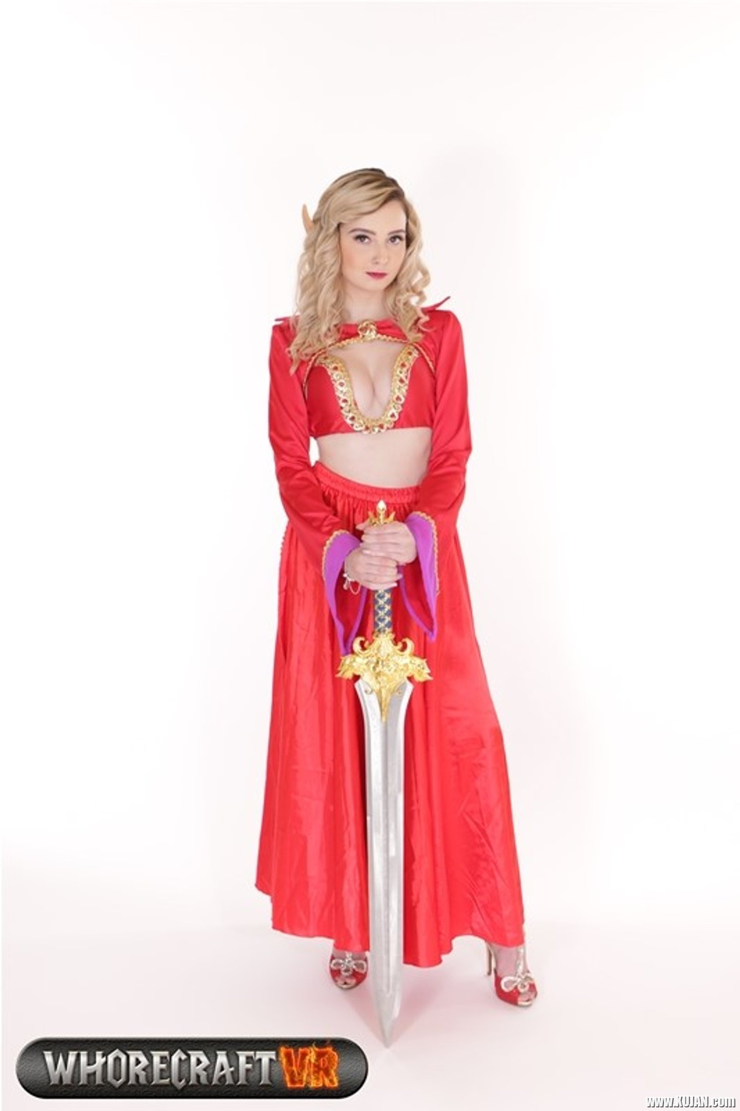 Elf princess Lexi Lore takes off her sexy costume - Photo #3403921