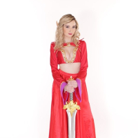 Elf princess Lexi Lore takes off her sexy costume
