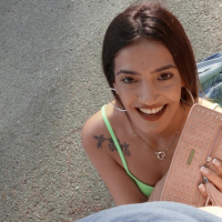 Horny Carlota Teen banged outdoors on the street