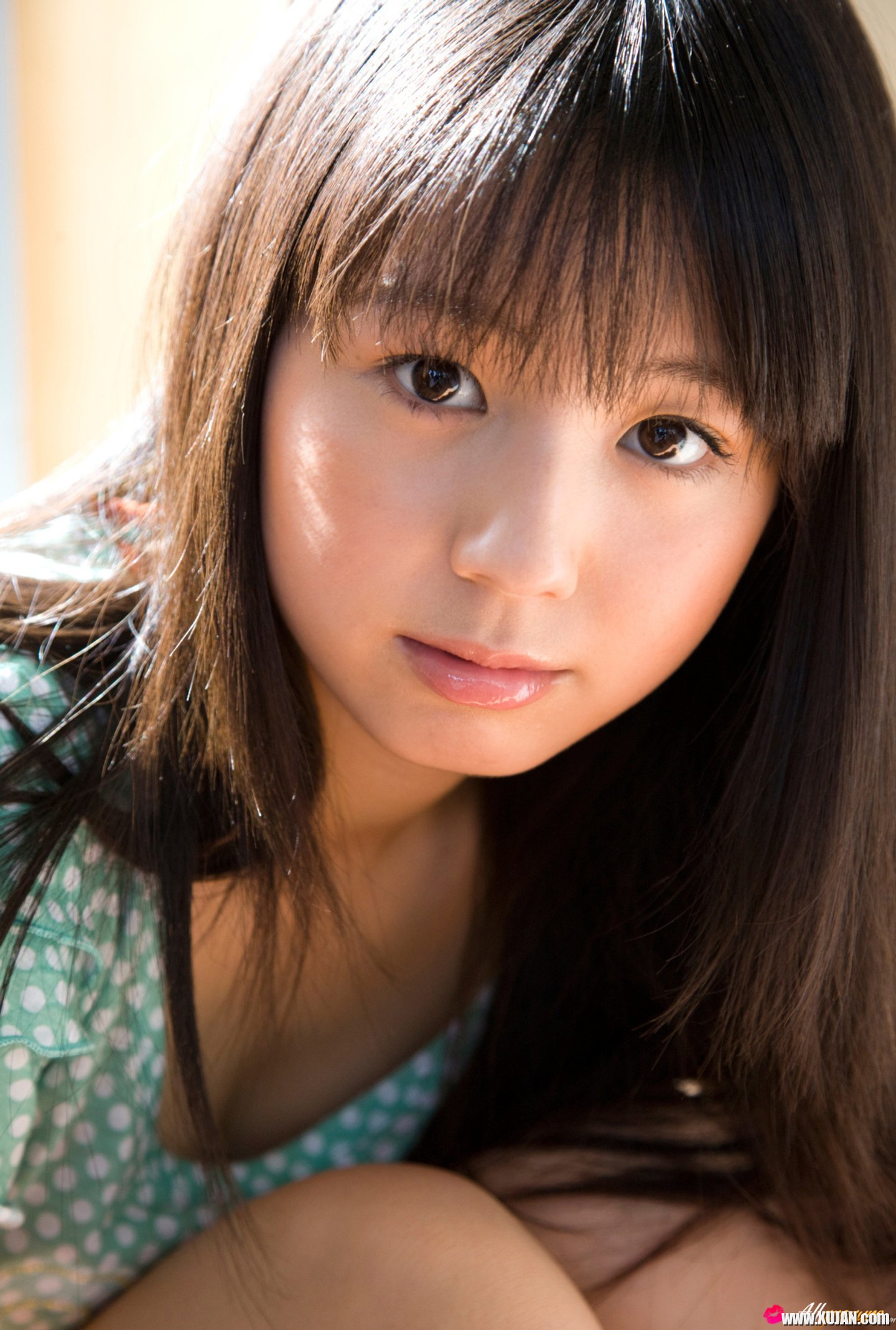 Cute Japanese chick Rina Koike smiles while posing for All Gravure - Photo #3407447