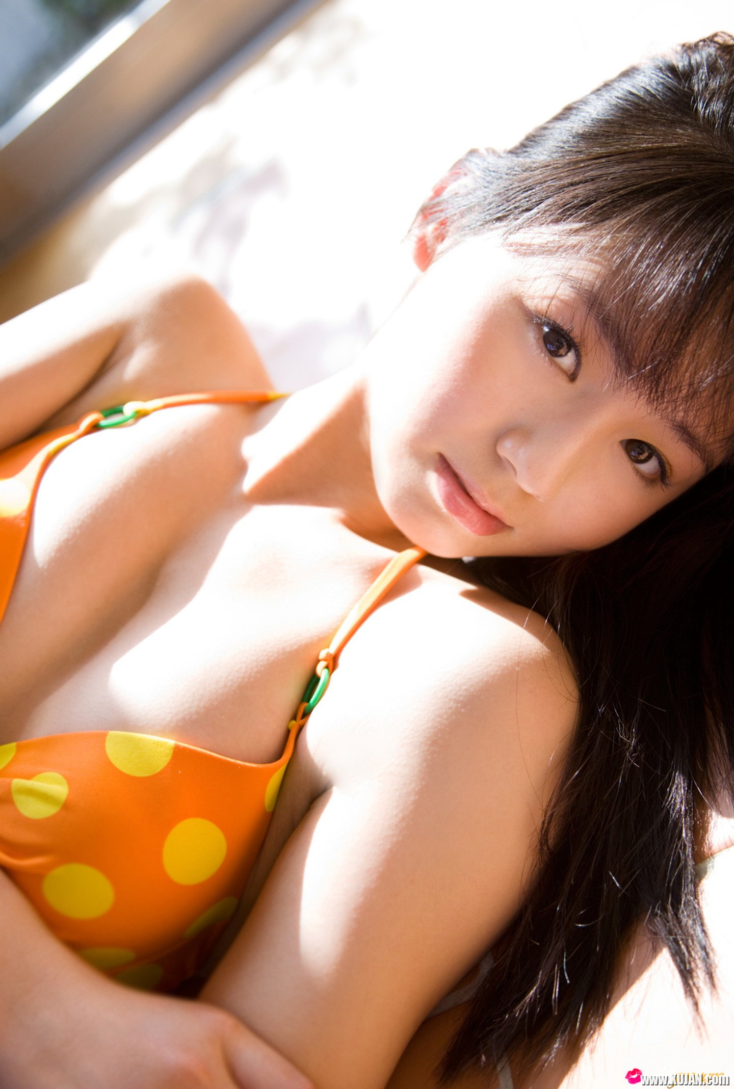 Cute Japanese chick Rina Koike smiles while posing for All Gravure - Photo #3407455