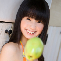 Cute Japanese chick Rina Koike smiles while posing for All Gravure