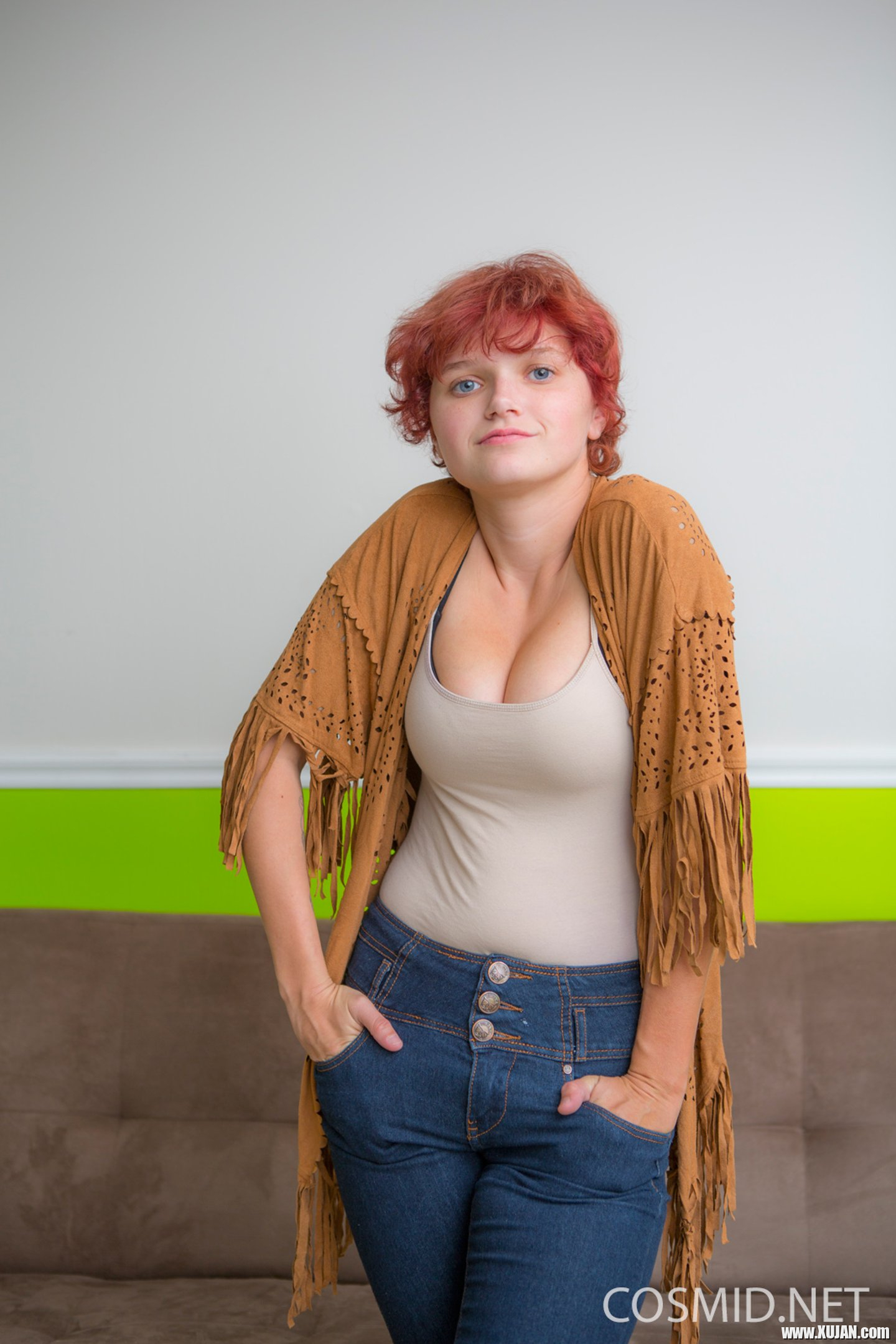 Playful redhead babe Naomi Clark revealing her sexy naked curves - Photo #3407756