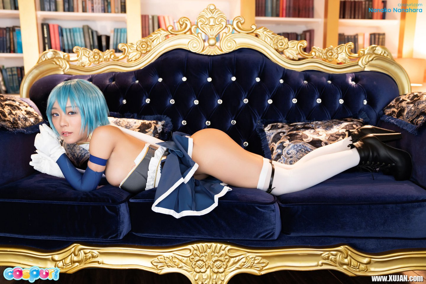 Kinky japanese girl Nanako Nanahara strips and spreads wide - Photo #3407947