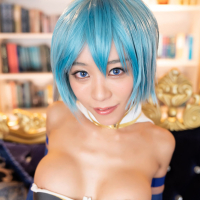 Kinky japanese girl Nanako Nanahara strips and spreads wide