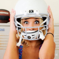 Hot Carmen Caliente gives Handjob in Locker Room