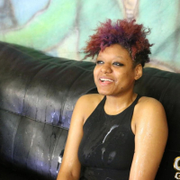 Slutty Keri Charmz lets white dudes fuck her face for Ghetto Gaggers