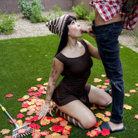 Pussy licking and dicking for cock brunette neighbor Beca Barbie